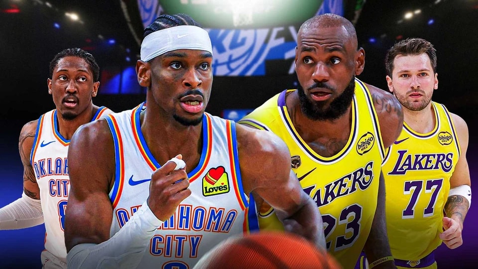 NBA首现季后赛同一轮两队均1-3逆转！东西部半决赛对阵名单公布 雷霆vs湖人 活塞vs骑士 附最新对阵图｜赛程时间表