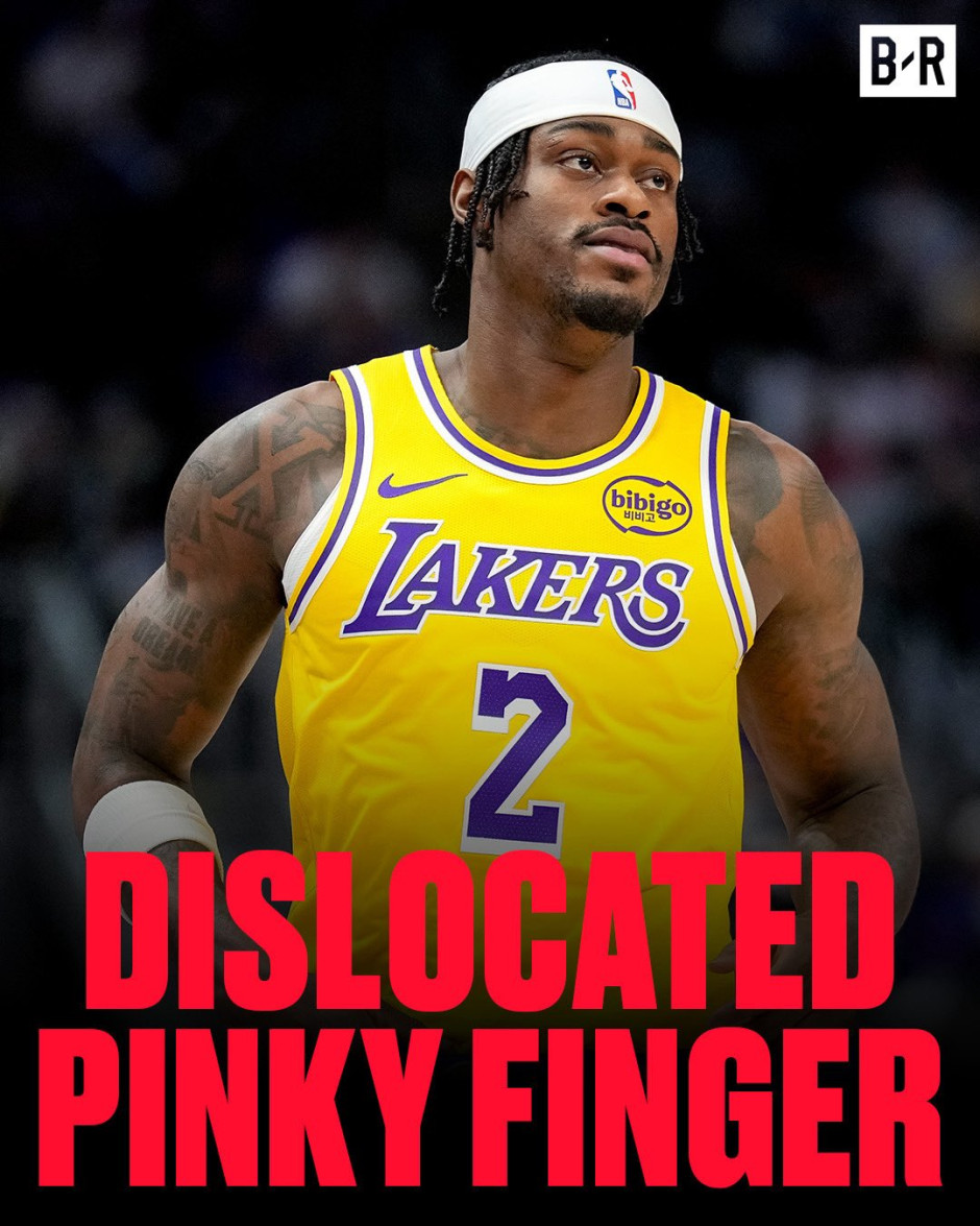 NBA湖人队最新消息：范德比尔特遭遇严重的右手小指完全脱臼 詹姆斯直言他钢铁一样硬，特别能扛
